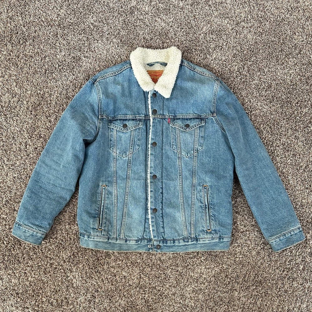 Levi Sherpa Trucker Jacket - Picture 1 of 4